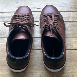 Oliver Cabell Brown Leather Sneakers